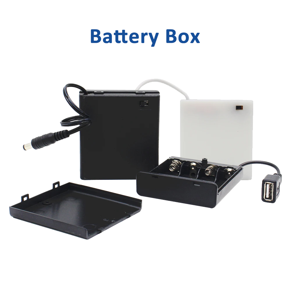 Led El Wire - 4AA USB DC Battery Box Portable