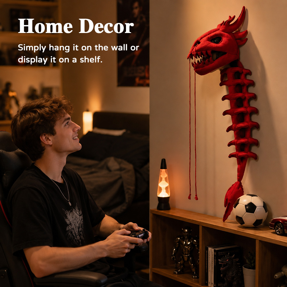 Dinosaur Skeleton Plush Headge - Easy Cosplay Prop 评论和价格