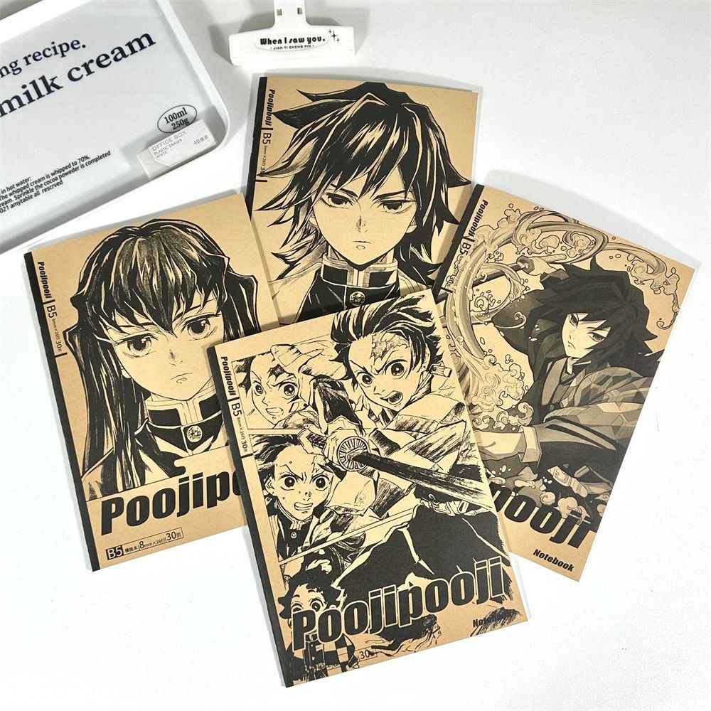 Ins style Demon Slayer B5 kraf - Cosplay Prop Book 评论和价格