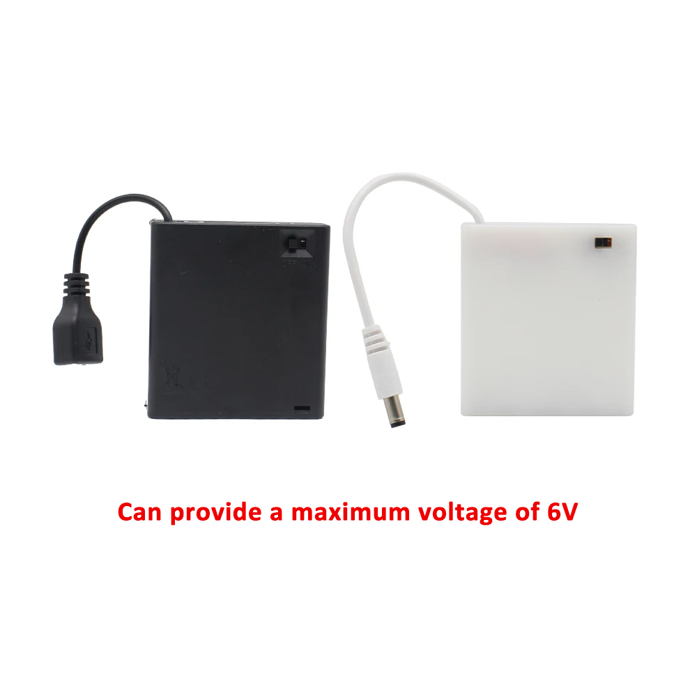 4AA USB DC Battery Box Portabl - Led El Wire 评论和价格