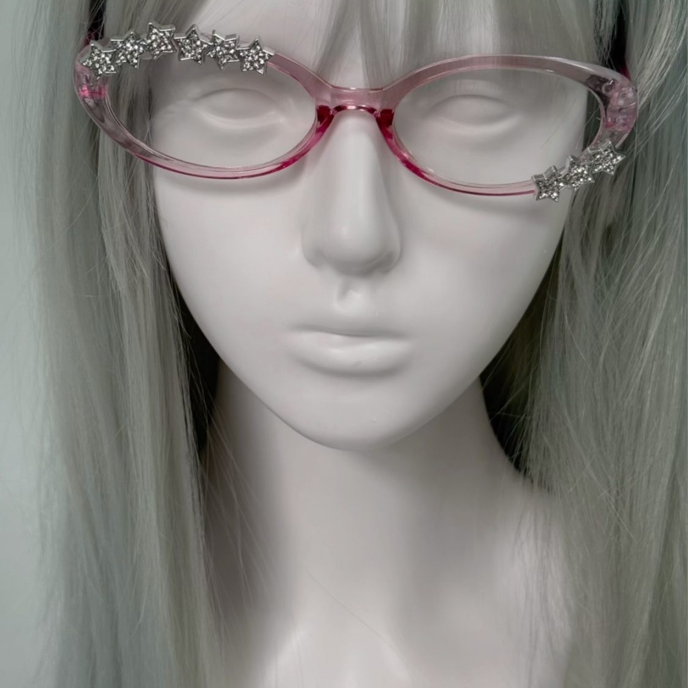 Y2K Star Rhinestone Cat Eye De - Cosplay Floating Prop 评论和价格