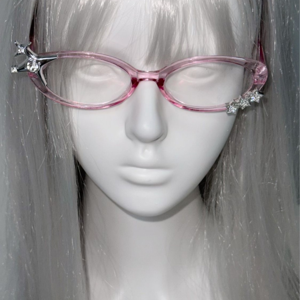 Y2K Star Rhinestone Cat Eye De - Cosplay Floating Prop 评论和价格