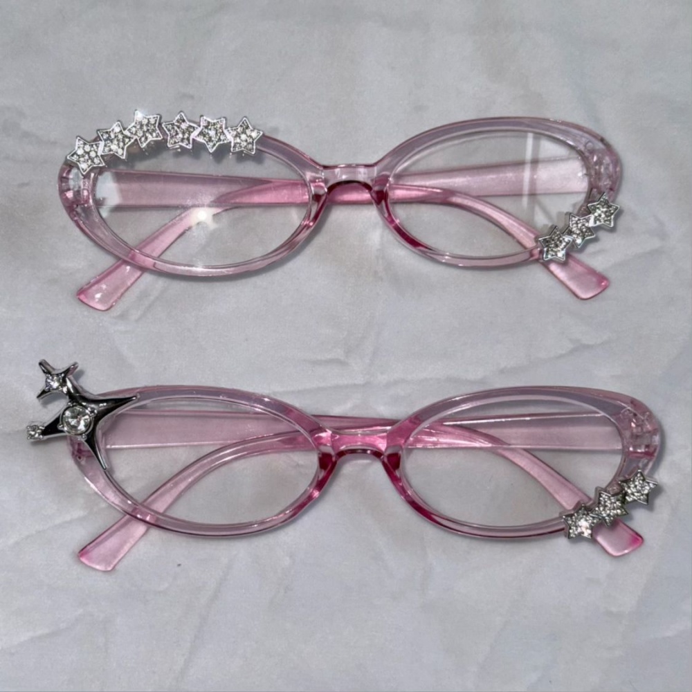 Y2K Star Rhinestone Cat Eye De - Cosplay Floating Prop 评论和价格