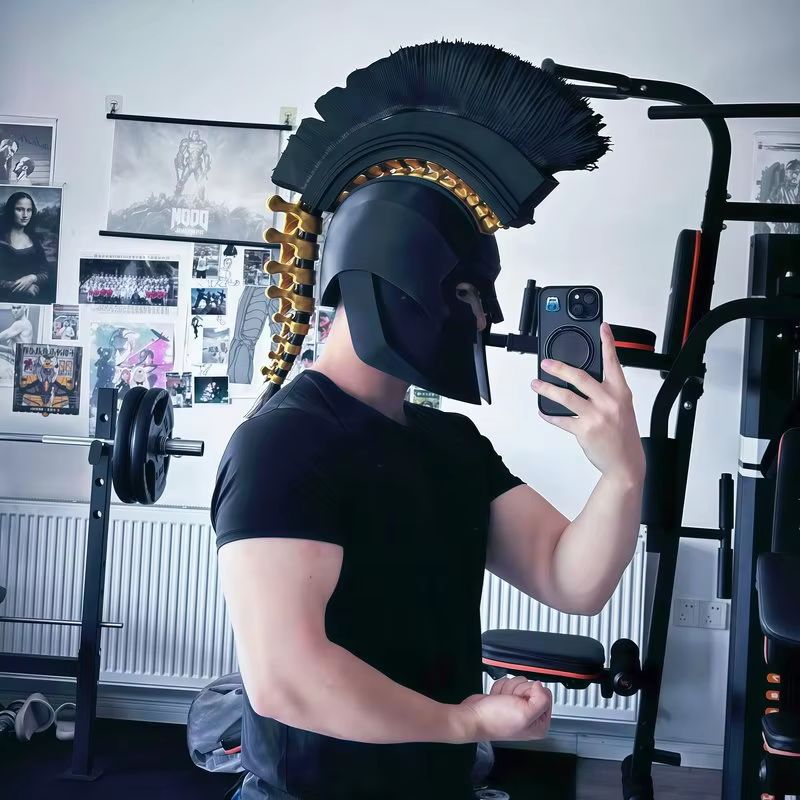 The Odyssey Agamemnon Helmet A - Cosplay Prop Display 评论和价格