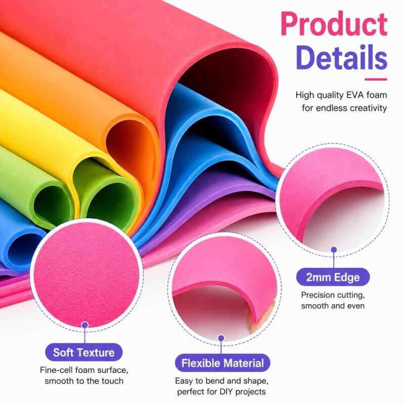 2pcs EVA Foam Sheets, Colorful - Eva Foam Sheet 评论和价格