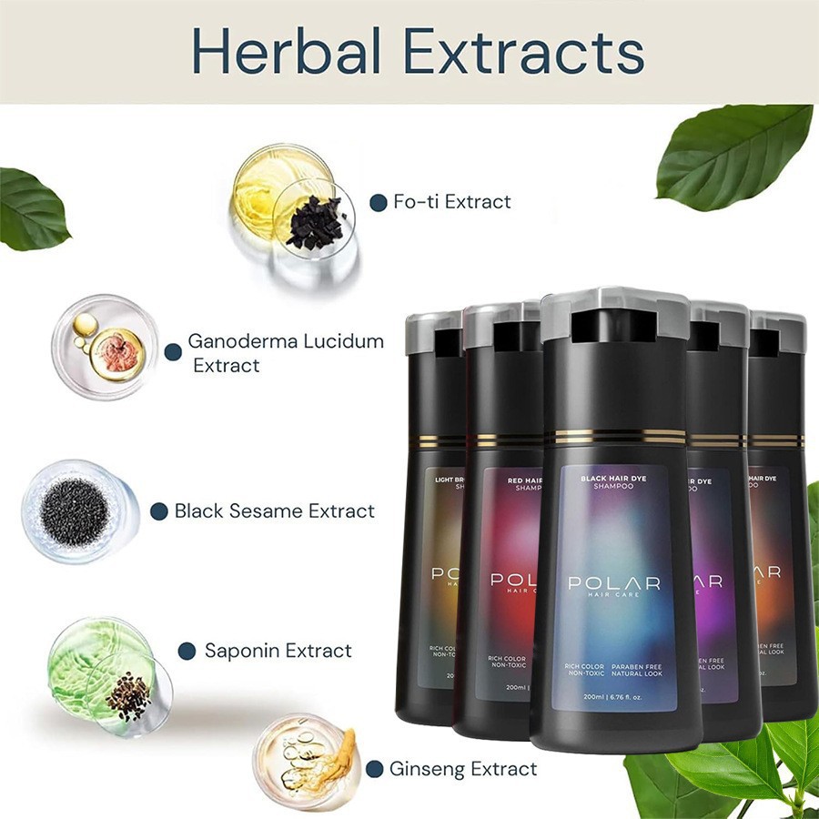4 Colors POLAR Plant Extract H - Hair Spray Color 评论和价格