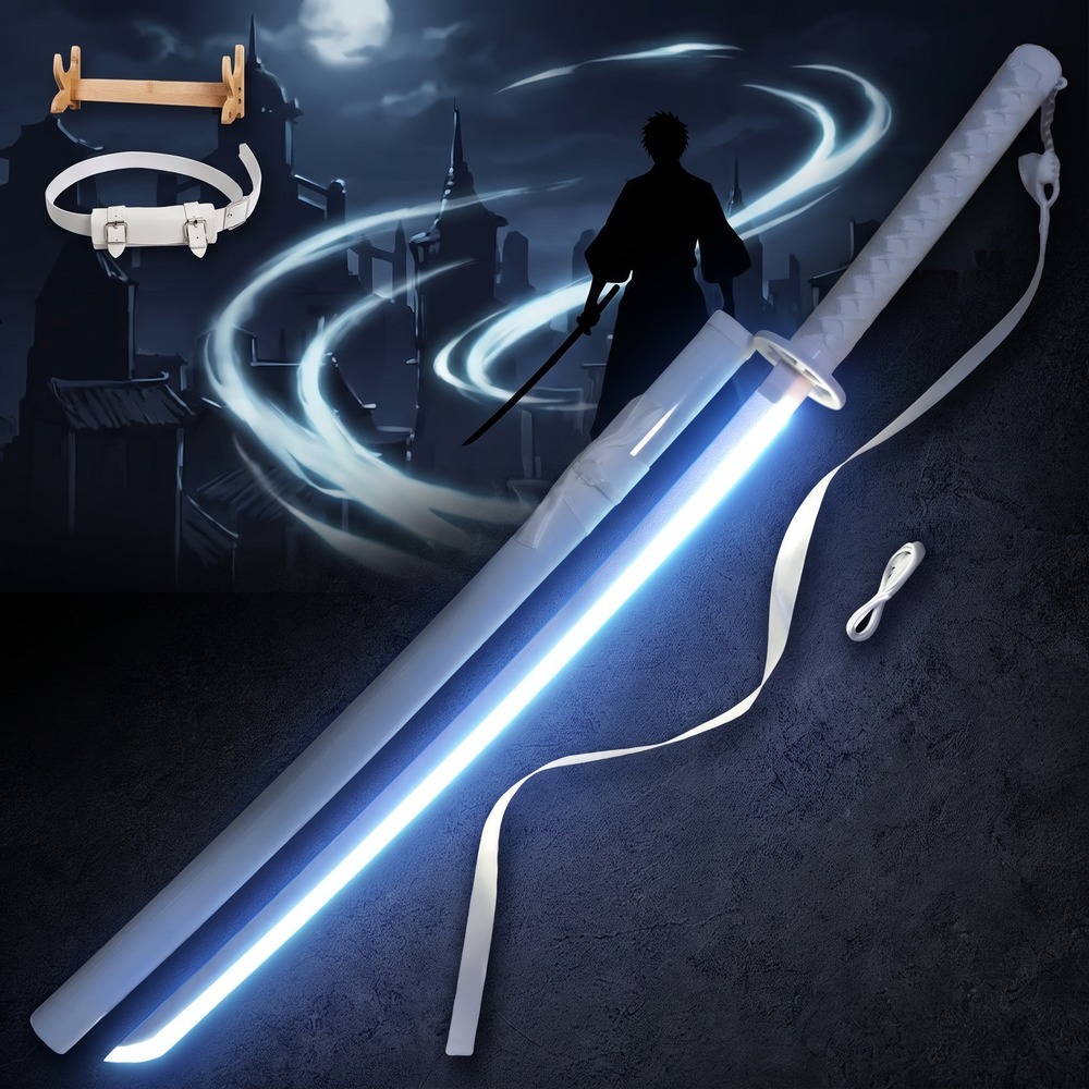 Bleach 40Inch LED Light Katana - Cosplay Prop Display 评论和价格