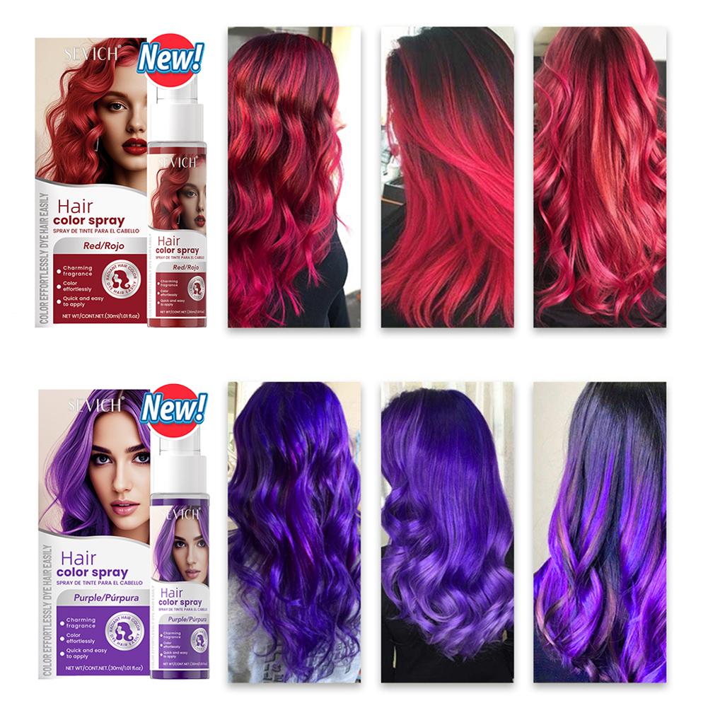 8 Colors Hair Color Spray Disp - Hair Spray Color 评论和价格