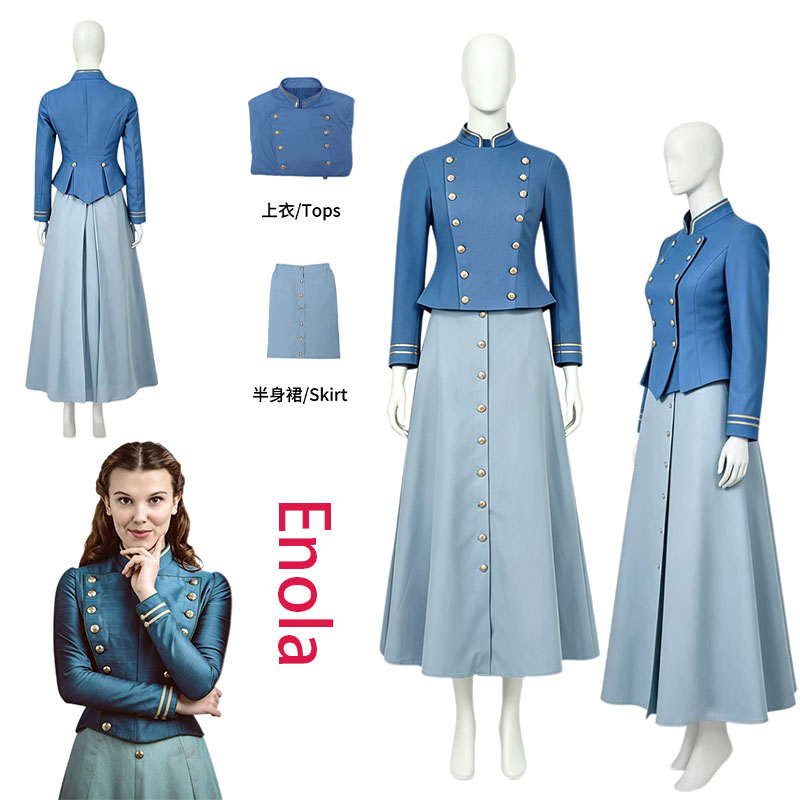 WHH Movie Enola Cosplay Costum - Cosplay Prop Making 评论和价格